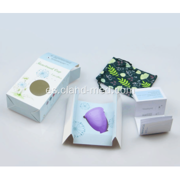 Copa menstrual de alta calidad para mujer Esterilizador de silicona Copa menstrual de silicona